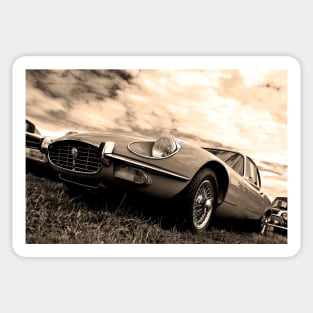 Classic British Sports Motor Car Sticker